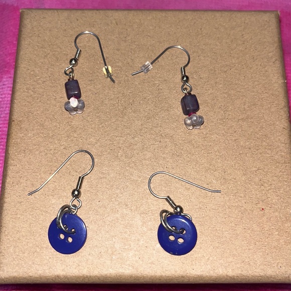 BUNDLE handmade drop earrings - Picture 1 of 3